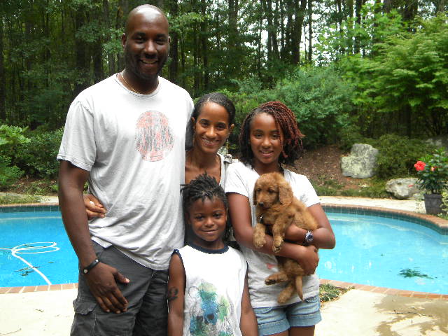 Britton family with Jux 